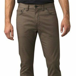 Prana Ulterior Pant Slim 32"x32" Black Olive New
